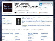Tablet Screenshot of bodylearningcast.com